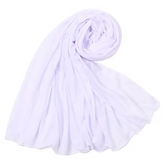 CraftsFabrics 180 cm x 80 cm Damen-Hijab-Schal aus bequemer Baumwolle, hochelastisch, muslimischer Schal, Jersey-Hijab-Kopftuch